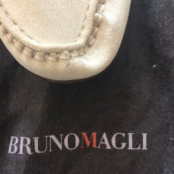 Bruno Magli Beige Suede Loafer Brand New in original Dust Bags - Picture 10 of 10